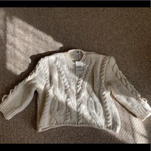 Zara Chunky Cable Knit Sweater